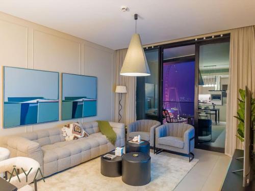 Aya - Beachfront Bliss 2BR Haven at The Beach Residences - Tap to explore photos