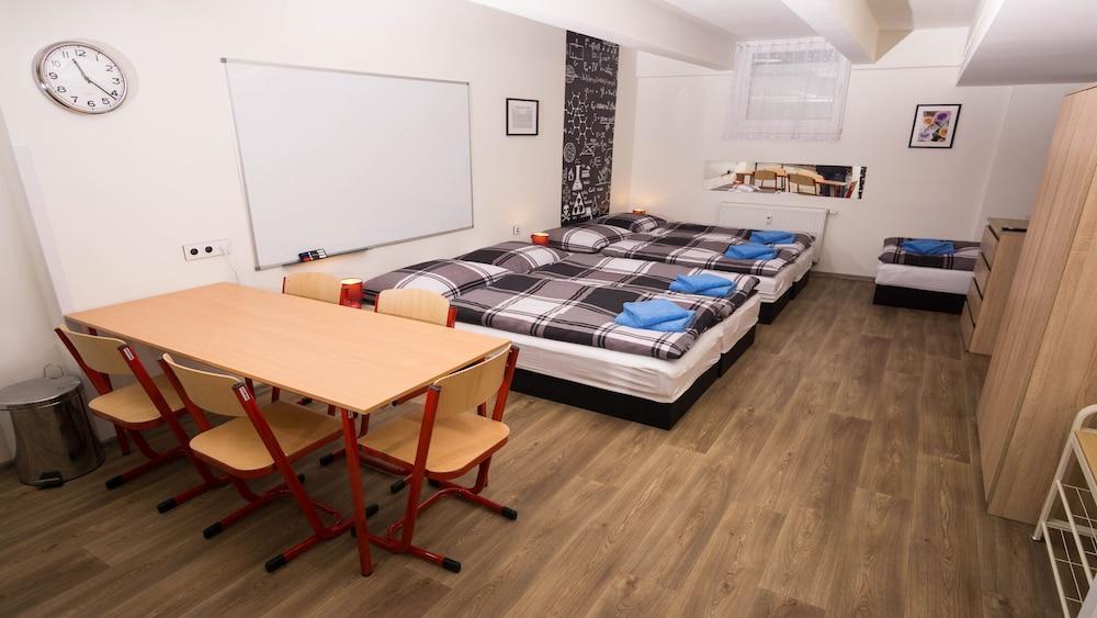 School Apartment by metro stop Vyšehrad - Tap to explore photos