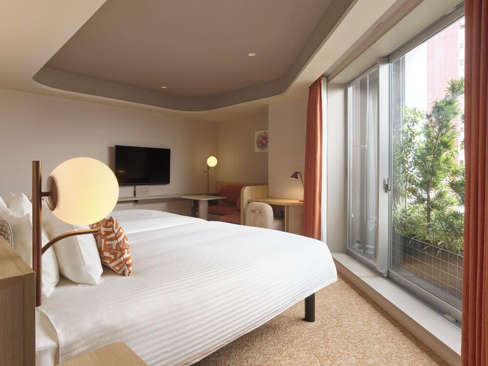 Mitsui Garden Hotel Ginza Tsukiji Room Type - Deluxe , 2 beds (123cm×2) , coner room