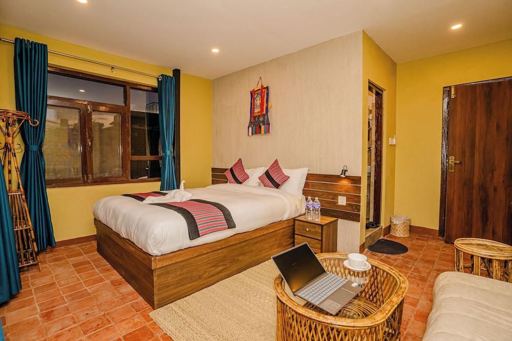 NEPALI HERITAGE HOTEL Room Type - Deluxe Double Room, Balcony, Garden View NEPALI HERITAGE HOTEL Room Type - Deluxe Double Room, Balcony, Garden View