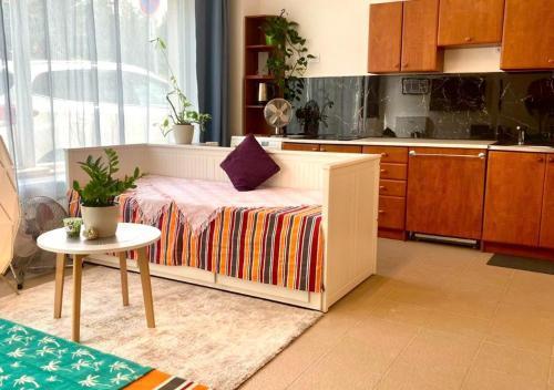 Free Parking - Green studio Apartment - private - ground floor - Near Center - Tap to explore photos