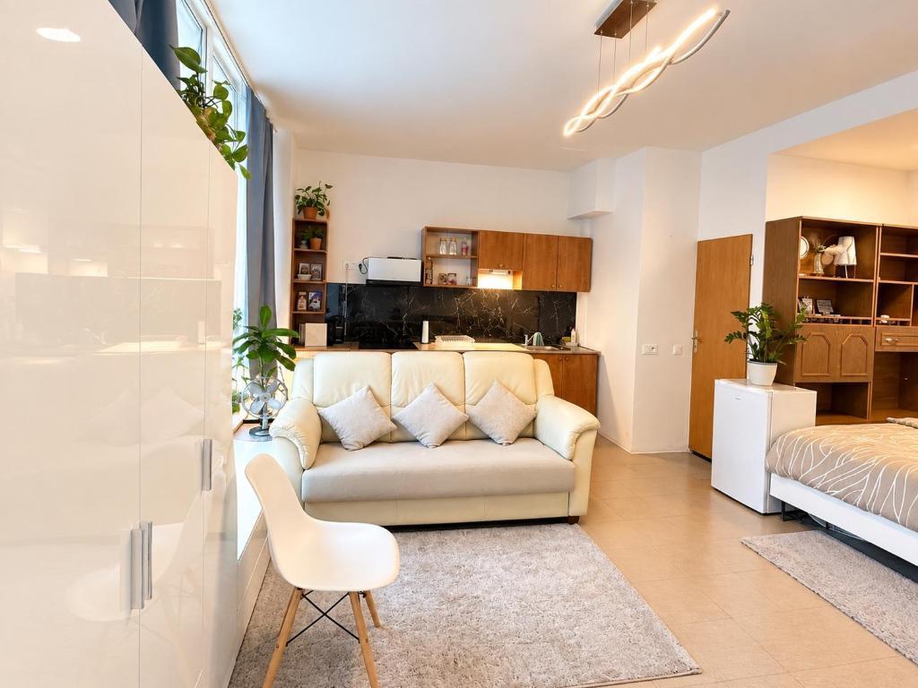 Free Parking - Green studio Apartment - private - ground floor - Near Center - Tap to explore photos