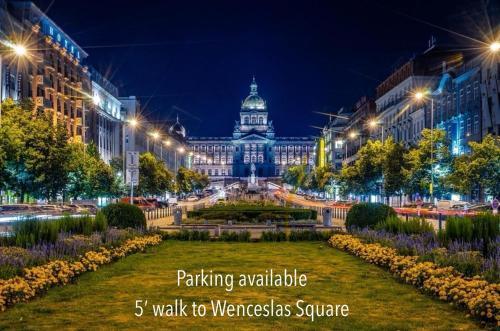 New town Prague 5’ walk to Wenceslas Square