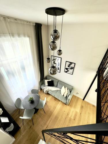 Modern High Ceiling Loft with Terrace Apartment, Prague - Tap to explore photos