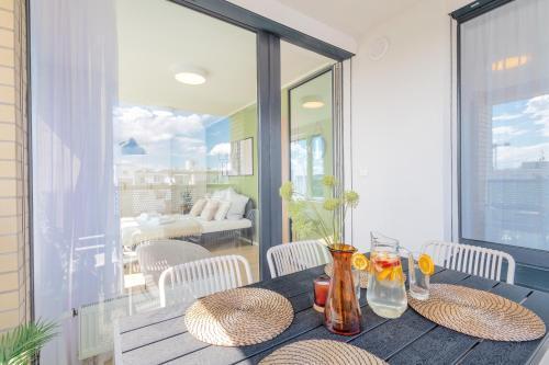 Bright 2BR - 7th floor, Balcony, Free Parking by Gravity Prague - Tap to explore photos