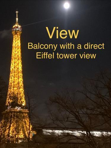 Appartement devant la Tour Eiffel et Seine Room Type - Three-Bedroom Apartment with View Appartement devant la Tour Eiffel et Seine Room Type - Three-Bedroom Apartment with View