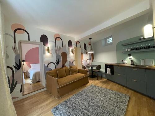 Marais - Quiet one-bedroom decorated with taste