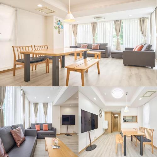 K-Large balcony, Luxury 2Bedroom Condo, 101sqm,Max14 PPL,7mins walk to station, Elevator,QuiteArea - Tap to explore photos