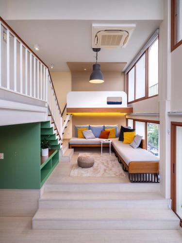 Bedtime storeys near ICON SIAM Room Type - Duplex Apartment Bedtime storeys near ICON SIAM Room Type - Duplex Apartment