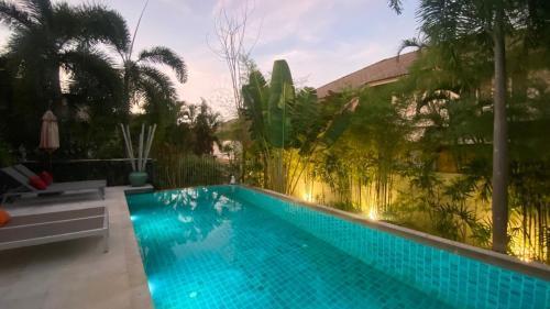 Tropical Greenish Balcony Garden View 4BR Villa Tree Samui