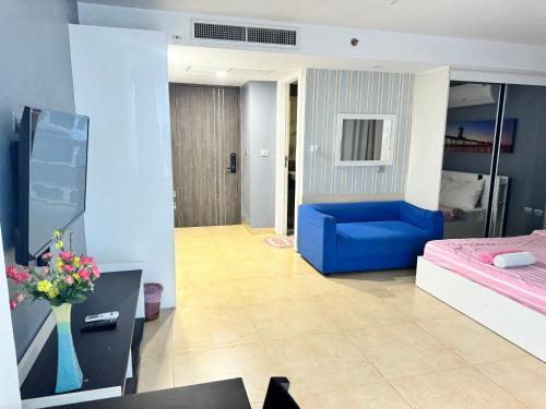 芭提雅中心地带 Centara Avenue 一房公寓6楼紧邻海滩, 酒吧街, 购物中心