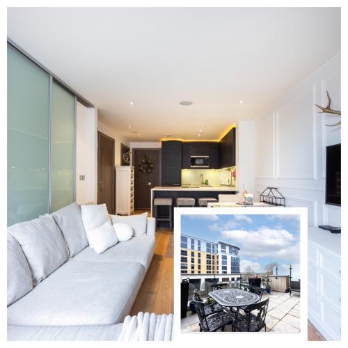 Chelsea Harbour Living - Tap to explore photos