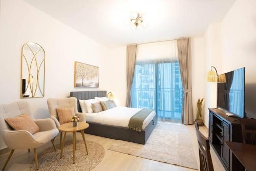 Romantic Studio in Yas Canal View