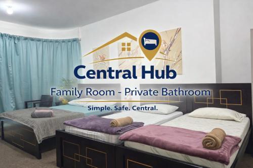 Central Hub Family Room - Private Bathroom - Tap to explore photos
