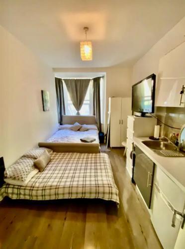 modern studio Apartment sleeps 4 people opposite Westfield Shepherds bush - Tap to explore photos