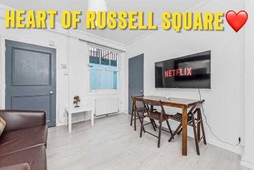 Fantastic 4 bedroom apartment in Russell Square - Tap to explore photos