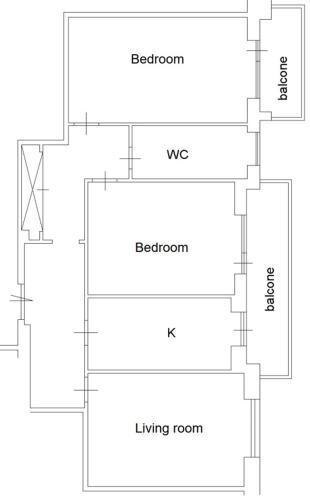 BDC - Rome, Open City! 3-BDR! Room Type - Two-Bedroom Apartment BDC - Rome, Open City! 3-BDR! Room Type - Two-Bedroom Apartment