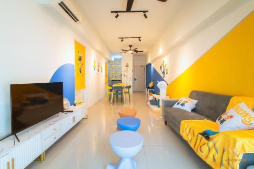 Cartoon Theme Staycation Near Bloomsvale at OUG 10 mins to MidValley - Tap to explore photos