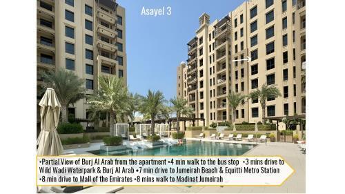 1BD Partial Burj Al Arab View Prime Location