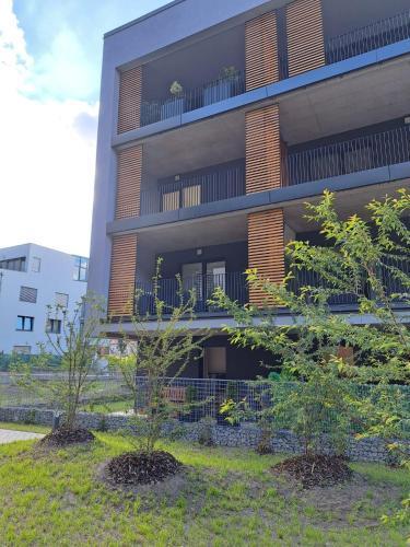 Apartman s terasou, v novostavbe
