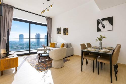 Vacay Lettings - Binghatti Emerald,JVC- Pool View - Tap to explore photos