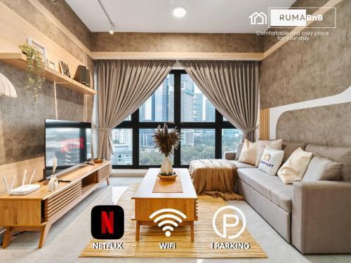 Nordic 2BR Agile Bukit Bintang by RumaBnB - Tap to explore photos