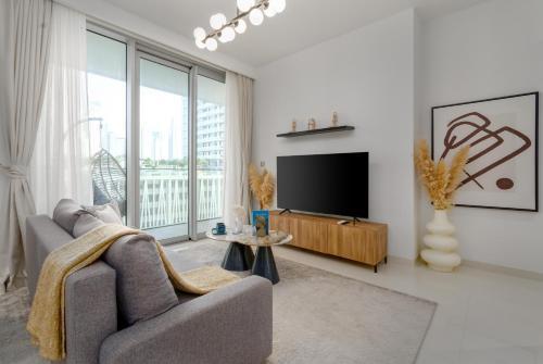White Sage Sun and Sand 1BR at Beach Isle Emaar BeachFront - Tap to explore photos