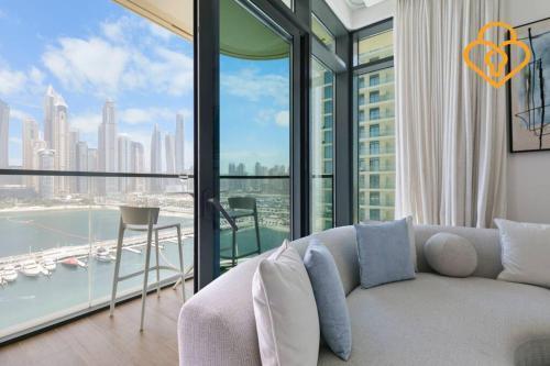 Keysplease Full SeaView 2 BR Private Beach, Emaar Beachfront - Tap to explore photos