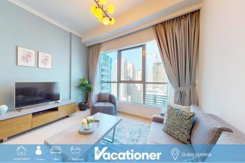 Vacationer Holiday Homes I Elegant 1 Bed l Stunning Marina View