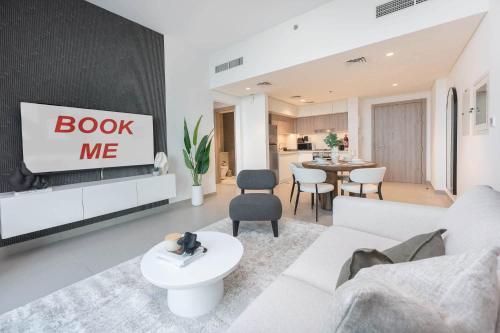 Modern Aesthetic 1-Bedroom Apartment in Dubai Hills - Tap to explore photos