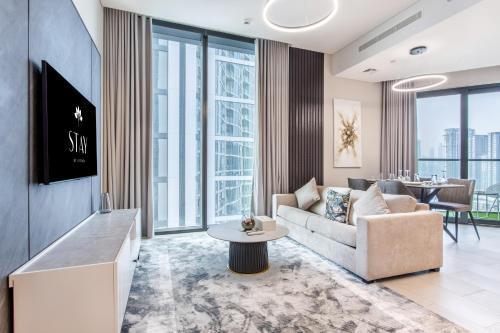 STAY BY LATINEM Luxury 2BR Holiday Home W1813 near Burj Khalifa - Tap to explore photos