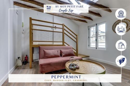 Peppermint - Moderne & Elégant- by Mon Petit Faré Room Type - Apartment
