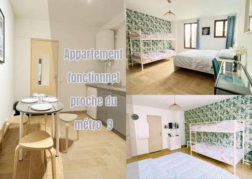 721 Appartement fonctionnel proche du métro ligne 9