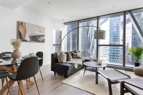 Chic 2BR Apt Opposite Southern Cross City Views - Tap to explore photos
