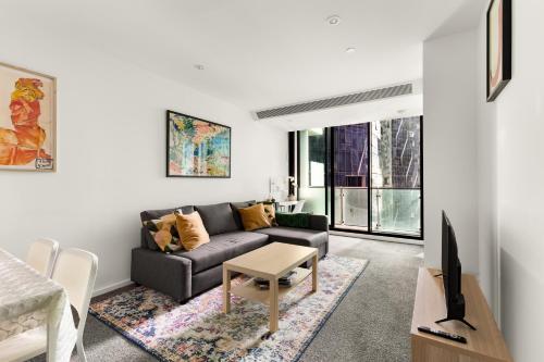 Central CBD apartment with free parking Room Type - Two-Bedroom Apartment