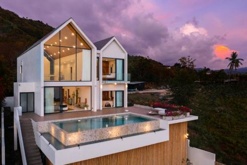 Villa Soma Samui 3 Br Seaview Sunset Pool Villa Room Type - Three-Bedroom Villa
