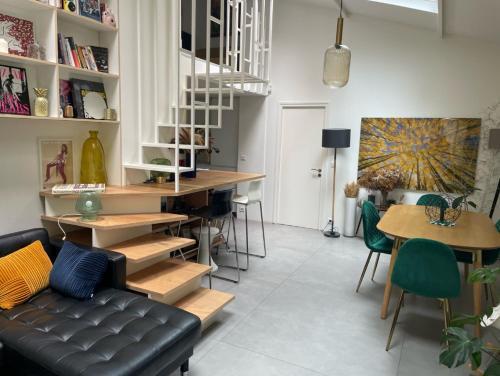 Stylish 1BD Loft Canal Saint-Martin! - Tap to explore photos