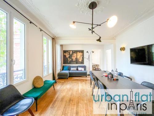Urban Flat 99 - Spacious 6 BDR Apartment in Paris - Tap to explore photos