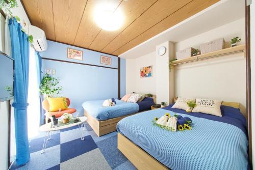 SC Hotel Umejima #303 - 3min to Station Easy Access Ueno Asakusa Skytree Sleeps 4