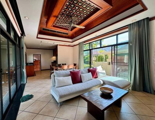 Balinese pool villa at Baan Bua, Nai Harn - Tap to explore photos