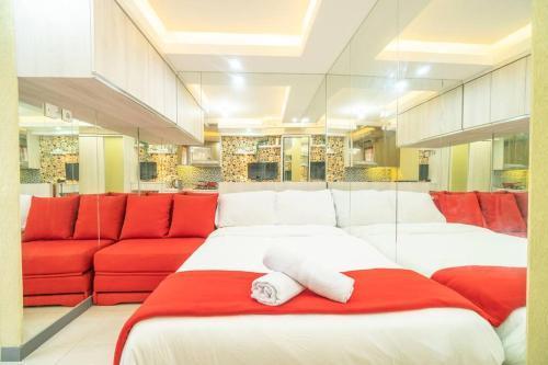 Twin bed Studio Bassura City Netflix & chill