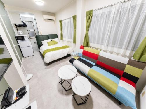 浅草駅徒歩4分,浅草寺8分,上野駅5分,カッパ橋道具街4分,Switch,Wi-Fi