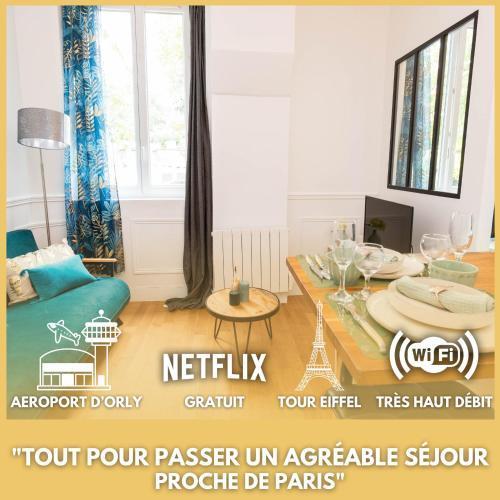 Cozy studio in Clamart Near Paris attractions - Tap to explore photos