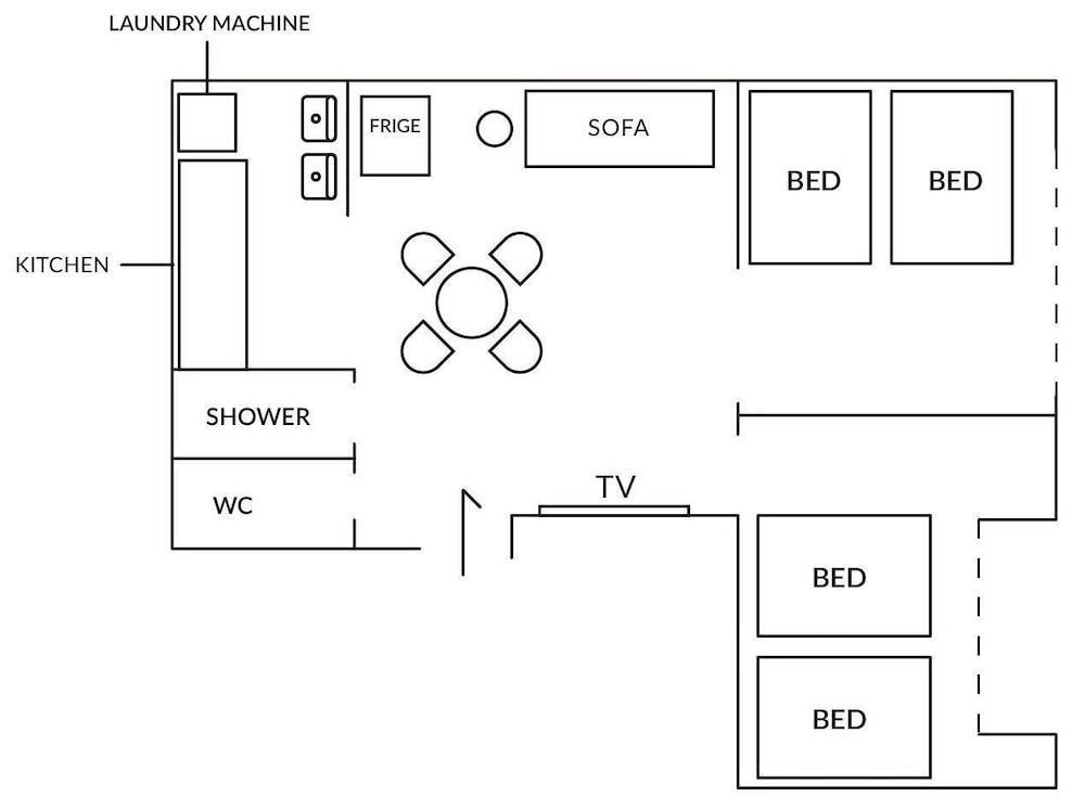 TORA HOTEL Okachimachi Room Type - Family Apartment
