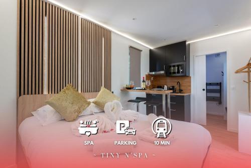 Tinyhouse avec Parking Proche Hypercentre et Gare - Tiny'N'Spa