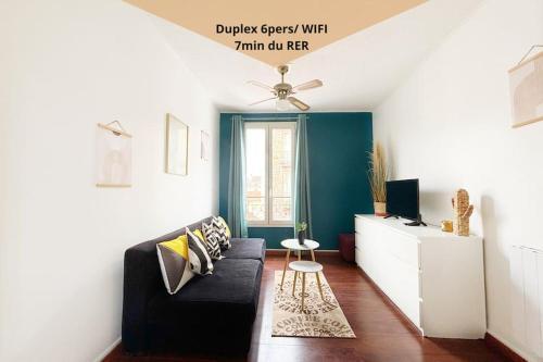Somptueux appartement duplex proche RER - Tap to explore photos