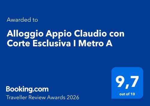 Alloggio Appio Claudio con Corte Esclusiva I Metro A Room Type - One-Bedroom Apartment Alloggio Appio Claudio con Corte Esclusiva I Metro A Room Type - One-Bedroom Apartment