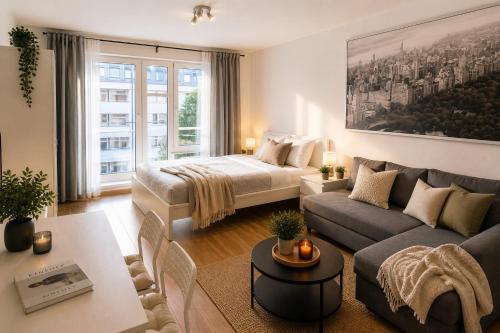 Brand new studio apartment #71 with free secure parking in the center