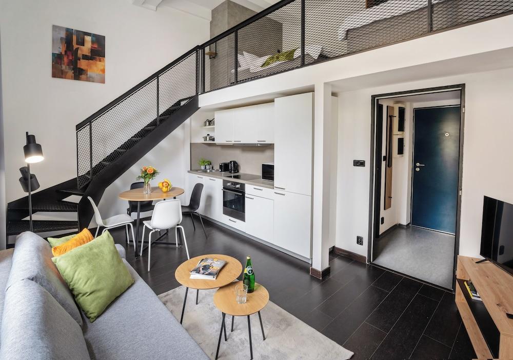 Modern apartment on Křižíkova Prague - Tap to explore photos