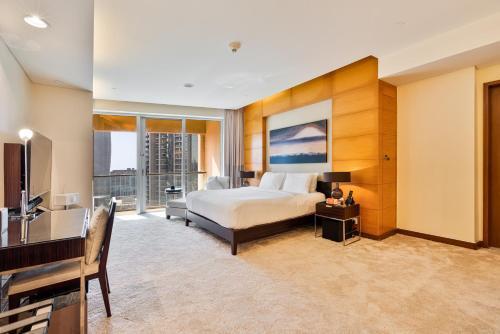 Holistay Kempinski Central Avenue Deluxe Studio with Burj Khalifa View - Tap to explore photos